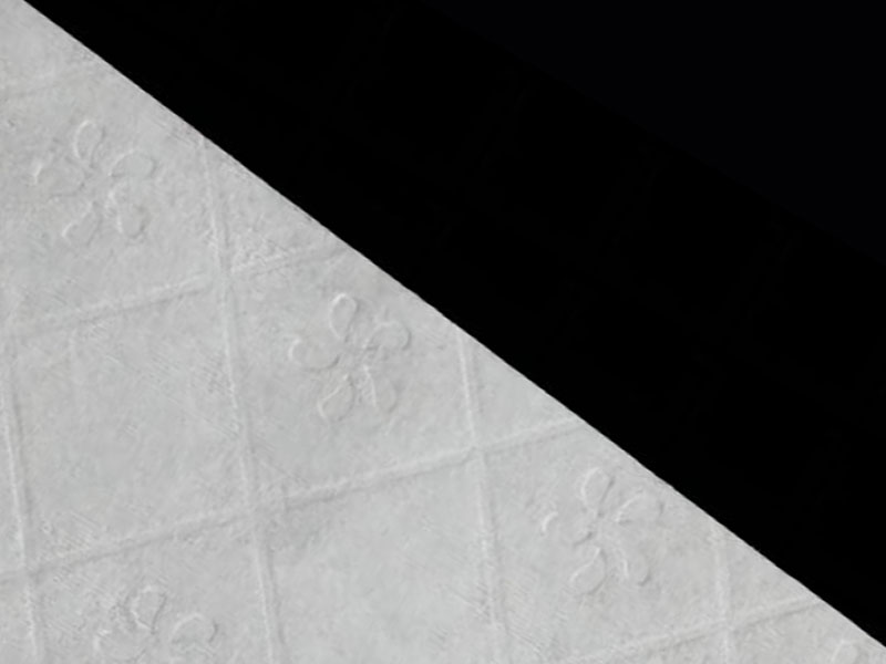 Tessuto lavabile in viscosa/polpa per carta igienica