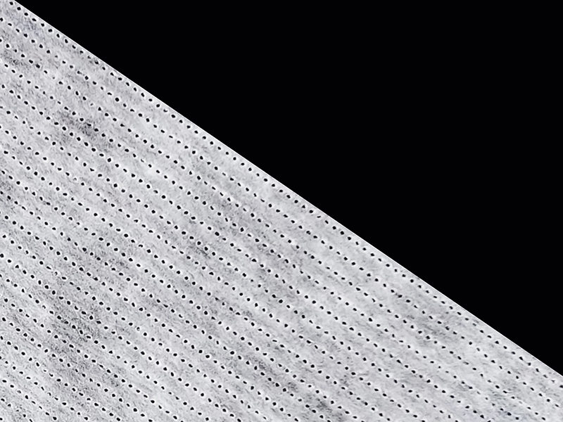 Aria calda idrofila con foro passante per il foglio superiore del pannolino o dei tovaglioli